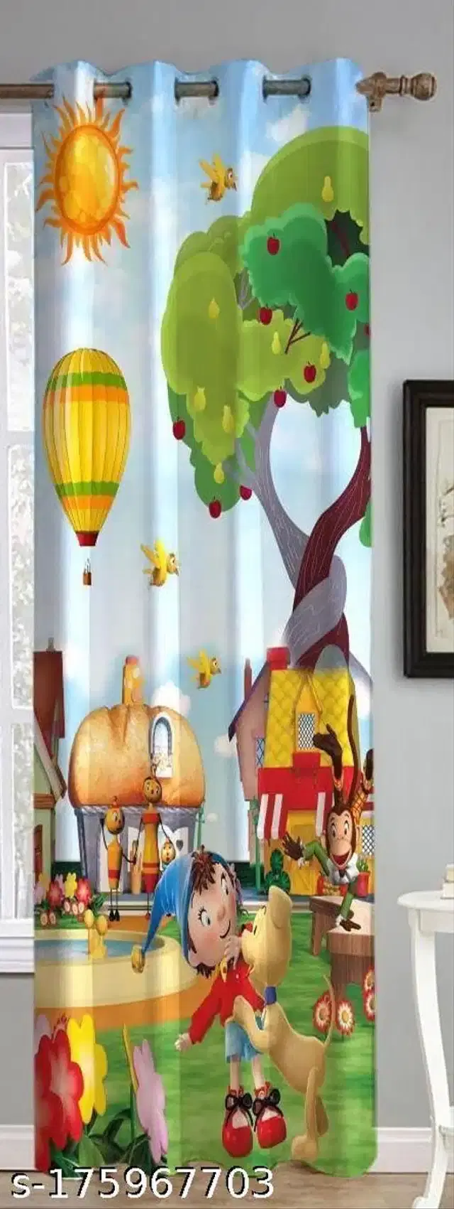 Curtains for Door, Multicolor, 5 Feet