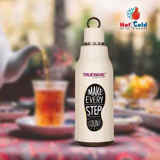 Trueware Atom 600 Water Bottle, Off White, 570 ml, A-180