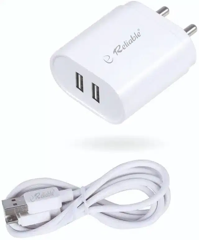 Ultra Fast Dual Port Mobile Charger, White