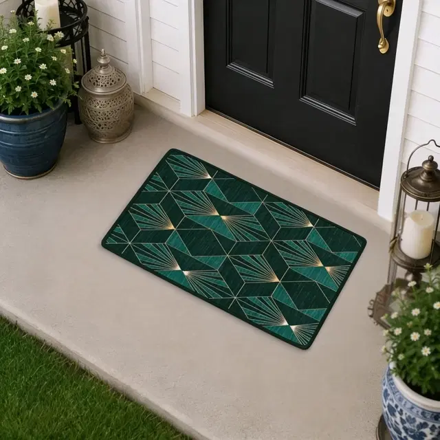 Status Anti Slip Memory Foam Doormat 37x57cm Printed