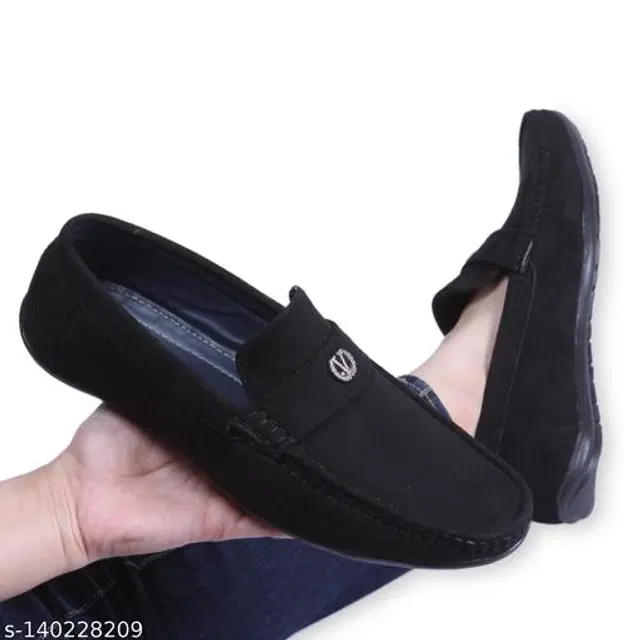 Loafers for Men (Black, 7)