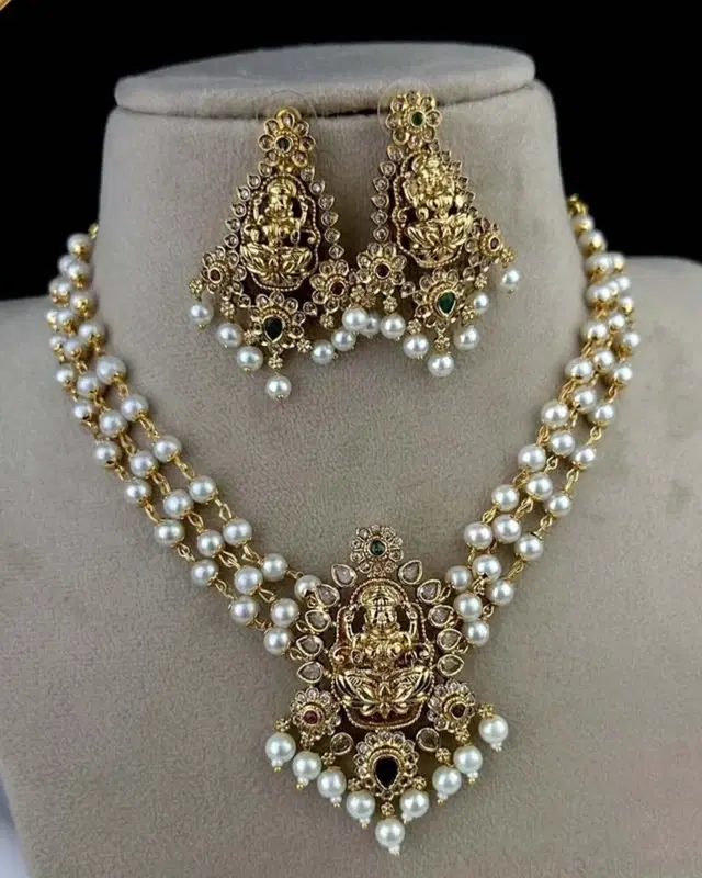 Fashion Jewellery Set for Women (Orange, Free Size)