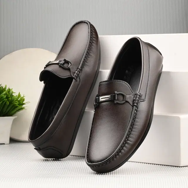 Loafers for Men (Brown, 9)