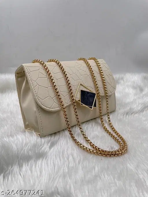 Stylish Sling Bag for Women (Cream)