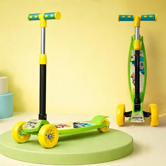 Slovic Kids Character Kick Scooter, Green