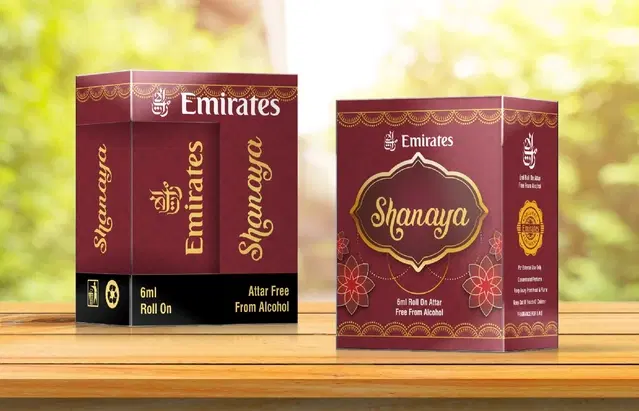 Emirates Shanaya Alcohol Free Roll On Ittar for Men & Women, 6 ml