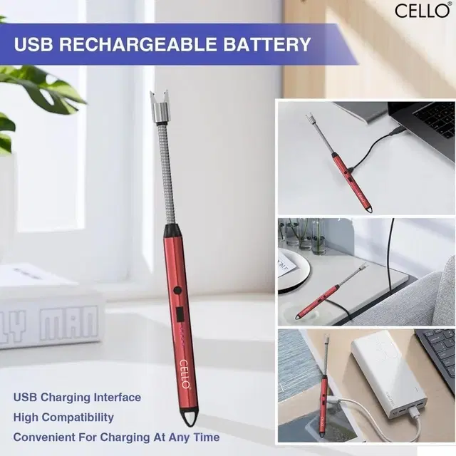 Type-C Rechargeable Electric Lighters for Kitchen,Multicolour