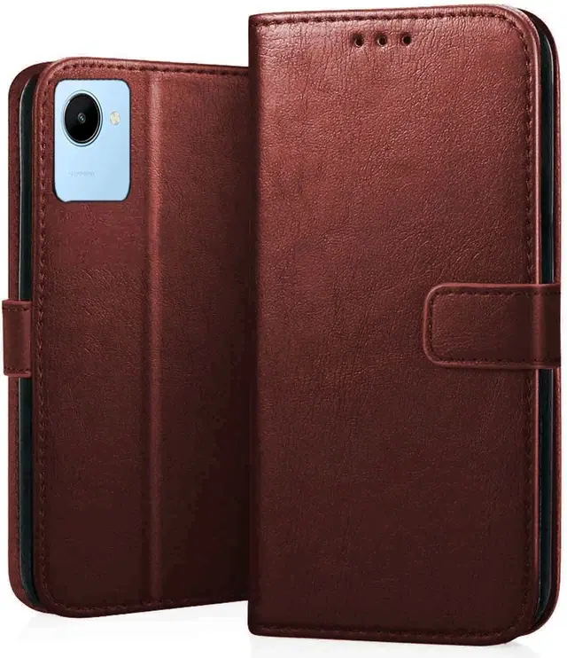 Flip Mobile Cover for Realme C30, Multicolor
