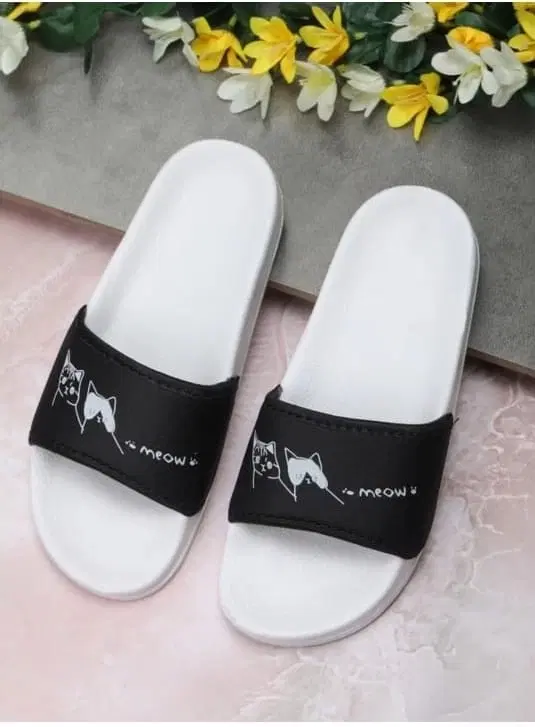 Sliders for Women, White & Black (4)