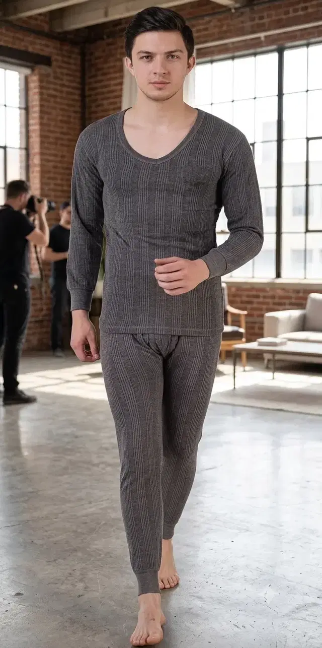 Thermal Set for Men (Black, M)