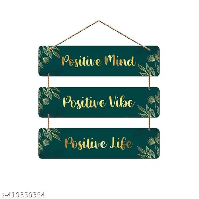 Wooden Wall Hanging Decor, Green