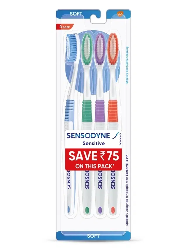 Sensodyne Sensitive Toothbrush (Pack of 4)