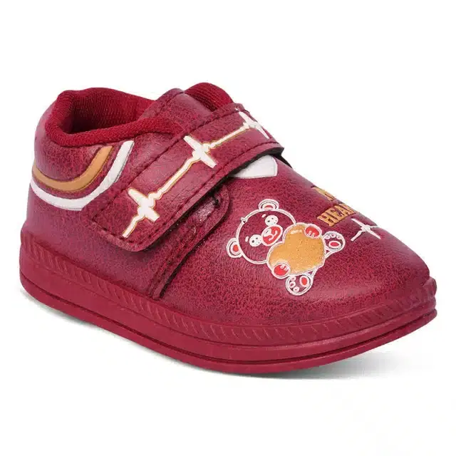 CHUCHU Music Sound Shoes for Baby Girl and Baby Boy (Maroon, 15)