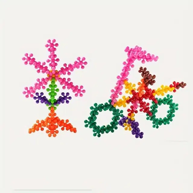 Plastic Building Toys for Kids, Multicolor, 3-4 Years