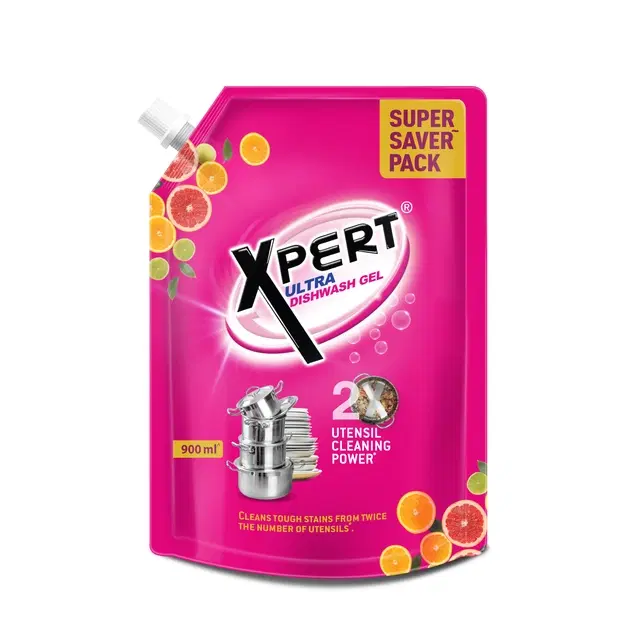 Xpert Ultra Dishwash Gel (Refil) 900 ml