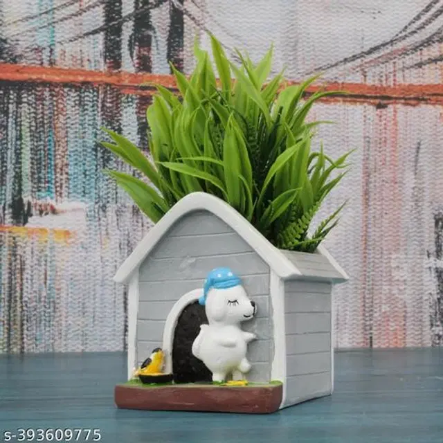 Resin Decorative Cute Plant Holder for Home Decor, Multicolor