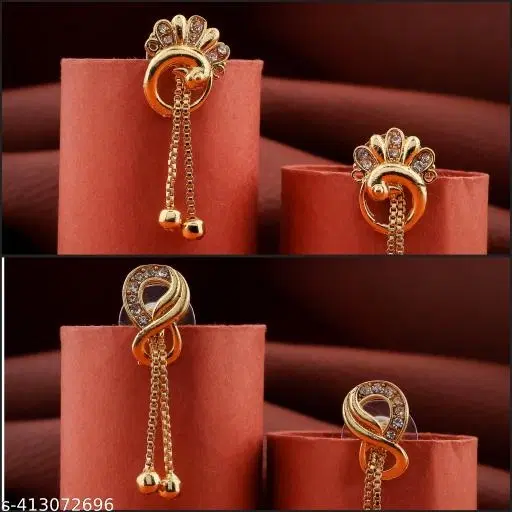 Latest Design Earrings/Studs/Bali Combo For Women'S/Girls