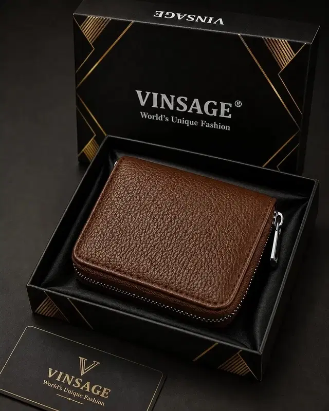 Synthetic Wallet for Men (Free Size)