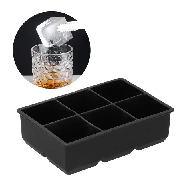 Redsky Silicon Ice Tray, 6 Cavity,1 Pcs