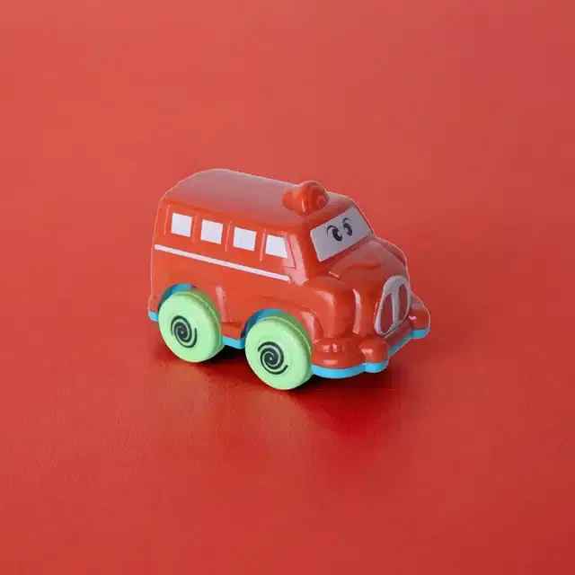 Plastic Friction Car Toy for Kids, Multicolor