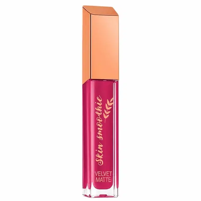 Skin Smoothie Long-Lasting Matte Liquid Lipstick, Pink Color, 4 ml