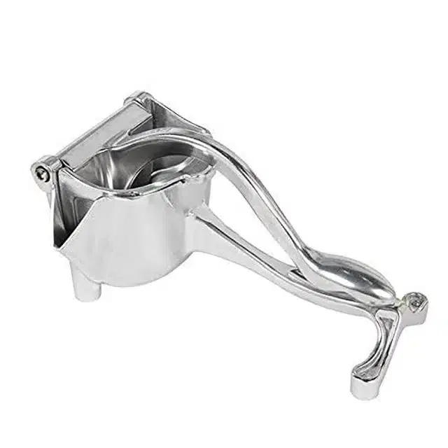Aluminium Manual Fruit Press Squeezer, Silver