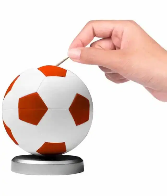 Amore Plastic Toothpick Holder, Orange