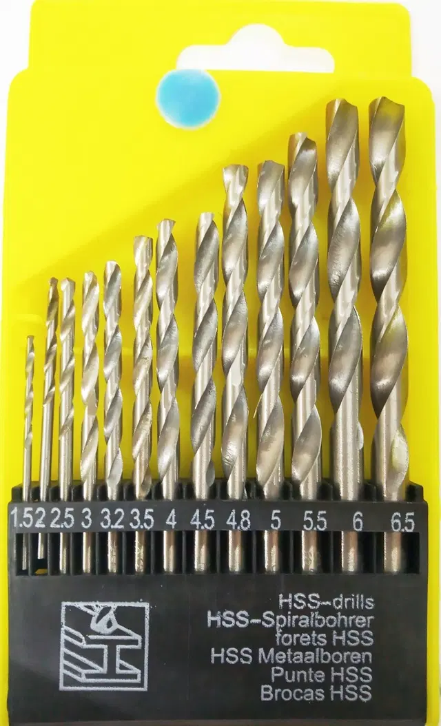 AtrocitusDrill Bit 13 Pcs Twist HSS Drill Bit Set With Case
