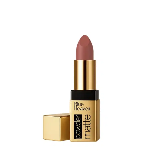 Blue Heaven Powder Matte Lipstick-Woody Flush
