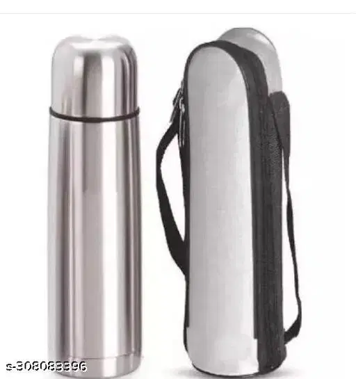 Stainless Steel Vaccum Flask ,Silver ,(1000ML)