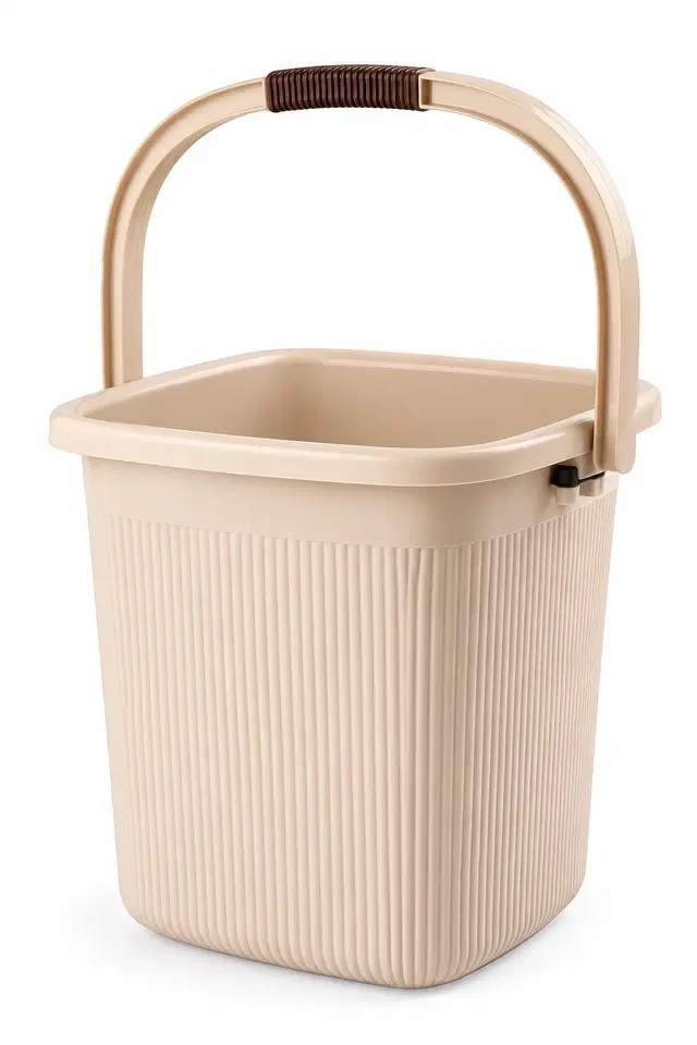 Cello Lino Bucket, 20 L, Assorted | Sturdy & Easy-Grip Handle