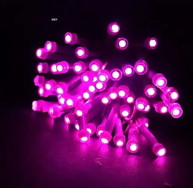 LED String Lights, Pink, 15 m