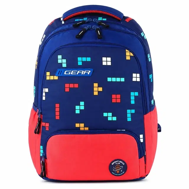 Gear Gambol, 35L Laptop Backpack for Men & Women, Blue Red