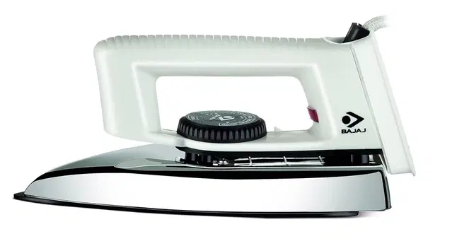 Bajaj Popular 1000 W Dry Iron (White)