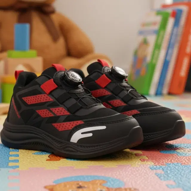 Casual Shoes for Kids (Red & Black, 11 C)