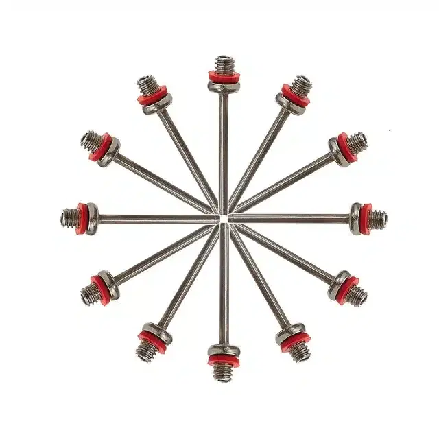 Inflating Pump Air Pin, Silver, Pack of 20