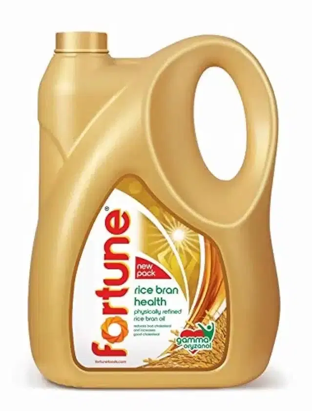 Fortune Rice Bran Health Oil, 4.350 kg (Jar)