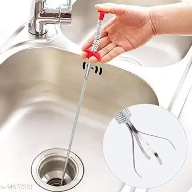 Kitchen Sink Drain Cleaner, Silver