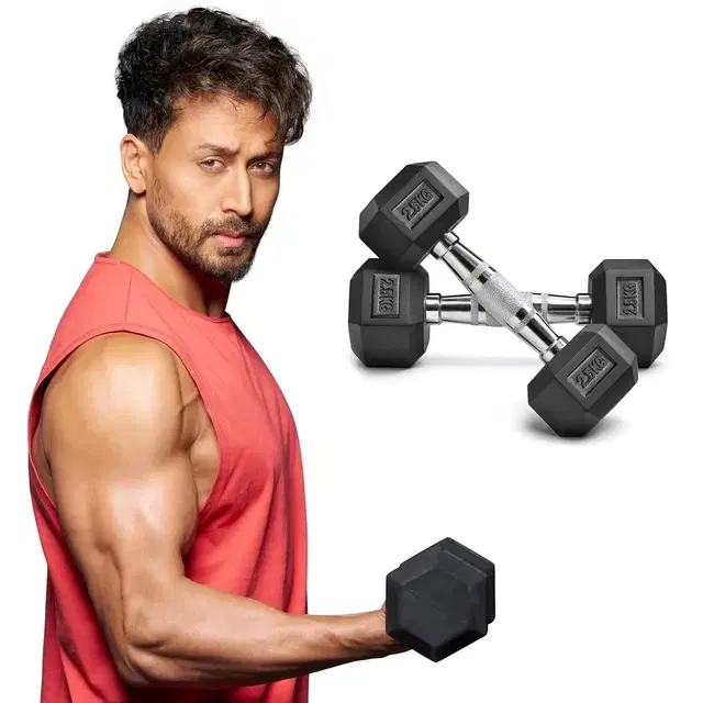 Slovic Hexa Dumbbells, 2.5 Kg Each, Pair