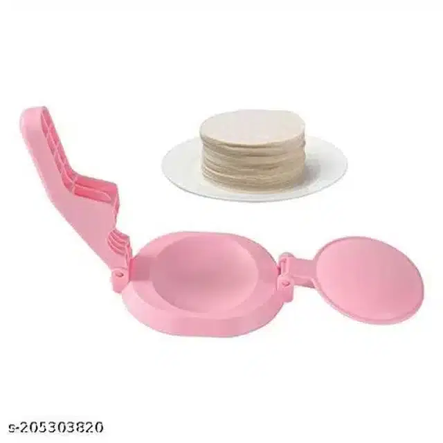 Plastic Manual Press Roti & Puri Maker, Pink