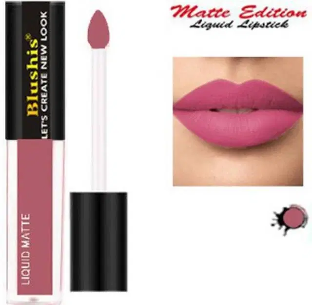 High Defination Waterproof Long lasting Liquid Lipstick, Dusty Blush, 3.5 ml