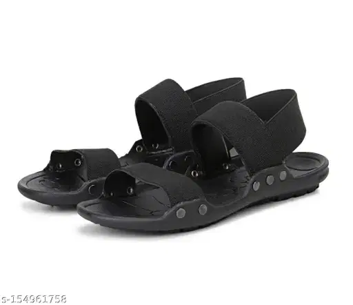 Daily Wear Sandals For Men (Pe), Black (8)