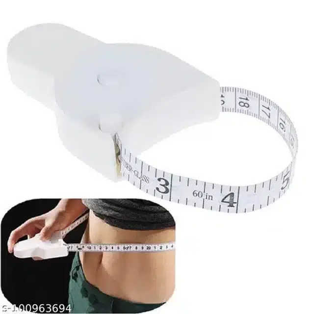 Plastic Measuring Tape, White