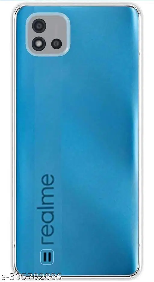 Silicone Mobile Cover for Realme C20-2021, Multicolor