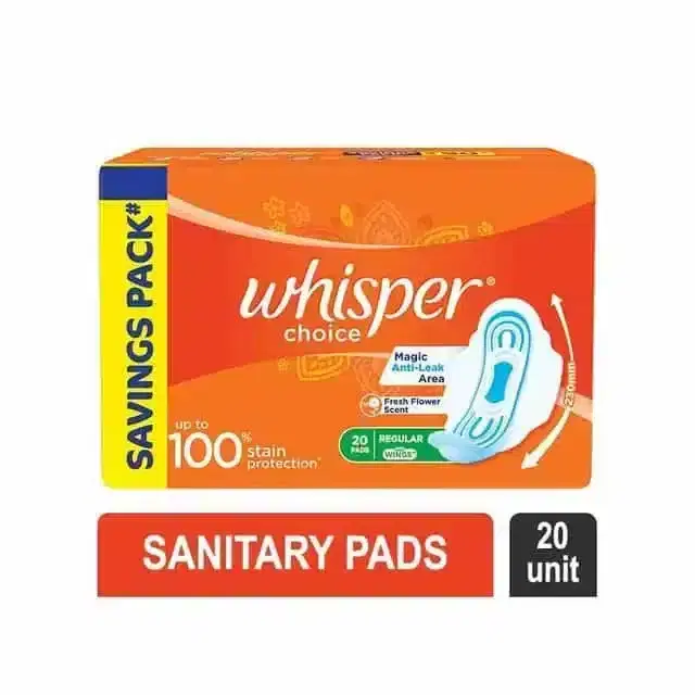 Whisper Choice Pads (Regular Wings) - 20 Pads