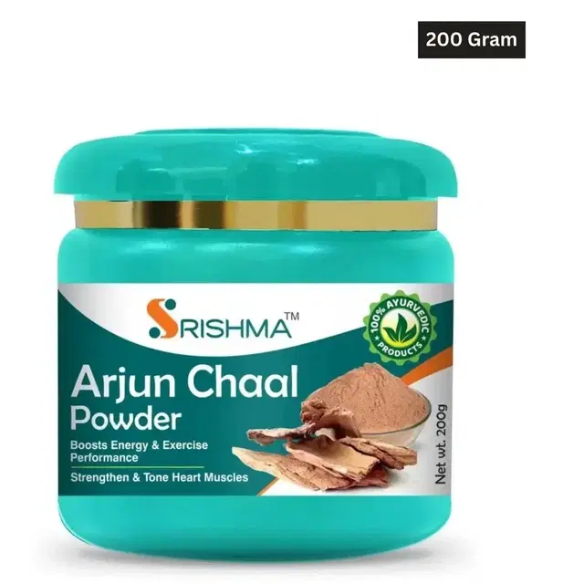 Srishma Arjun ki Chaal Powder, Arjuna Bark, Arjun Chal Tree Chhal, 200 g