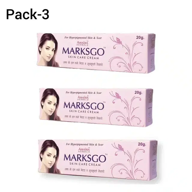 Amaira Herbals Marksgo Skin Care Cream , Pack of 3