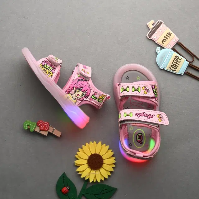 Sandals for Kids (Pink, 16)
