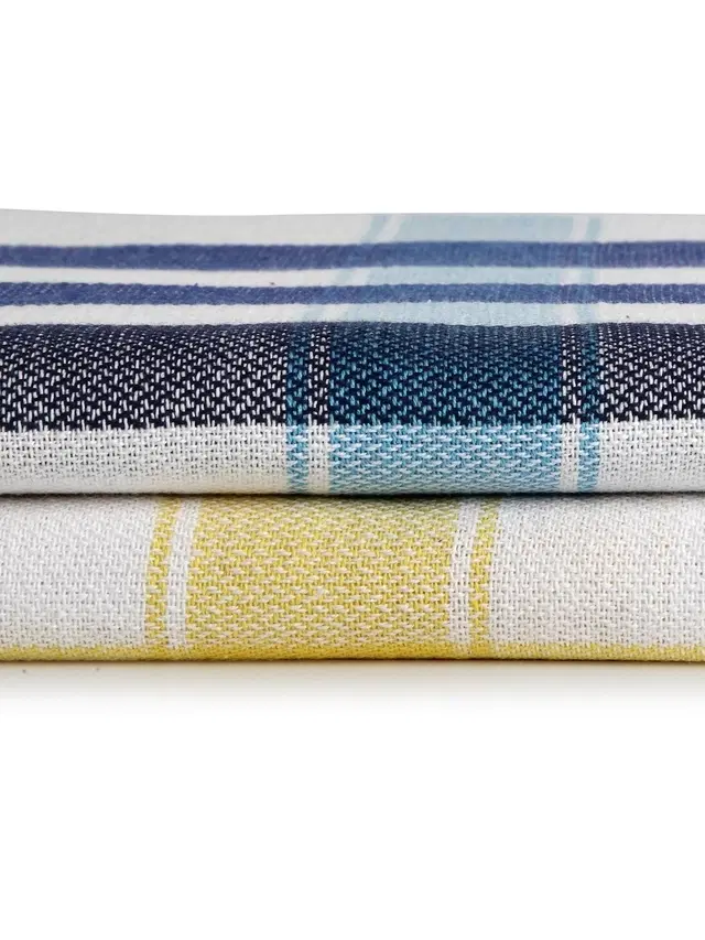 Cotton High Absorbent Bath Towels, Multicolor, Pack of 2