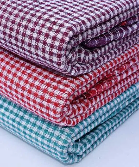 Pinak Cotton Gamcha Bath Towels, Pack Of 4, 33 x 70 Inches, Multicolor, PS-214